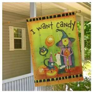  Trick or Treaters Halloween Flag   Banner Patio, Lawn 