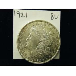  1921 Silver Morgan Dollar BU 