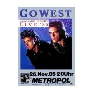  GO WEST Berlin 26th November 1985 Music Poster