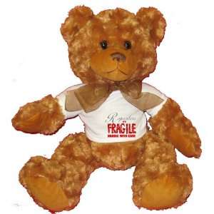  Reporters are FRAGILE handle with care Plush Teddy Bear 