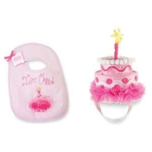  Party Time Girls First Birthday Cake Headband and Cupcake 