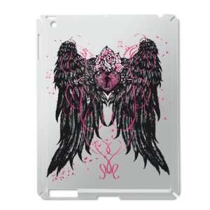 iPad 2 Case Silver of Heart Locket with Wings