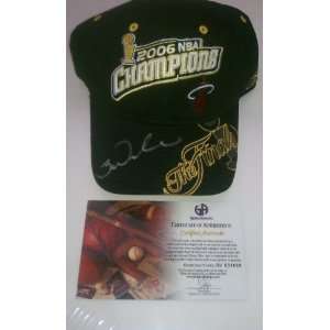  Dwyane Wade Signed Miami Heat NBA Finals Hat Everything 