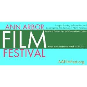  3x6 Vinyl Banner   Ann Arbor Film Festival Everything 