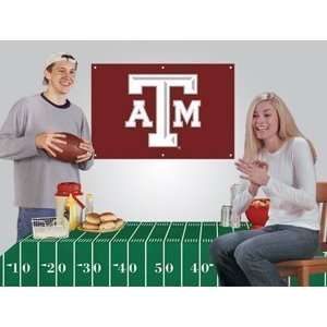 Aggies Game/Tailgate Party Kits Banner & Tablecloth NCAA College 