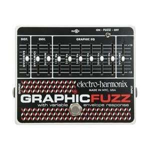  Electro Harmonix Graphic Fuzz Xo Fuzz Guitar Effects Pedal 