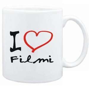  Mug White  I LOVE Filmi  Music