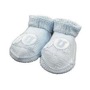  Knit Bootie  U of U, Light Blue, 0 6 mo 