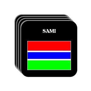  Gambia   SAMI Set of 4 Mini Mousepad Coasters 