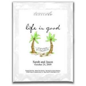   Palm Trees Life is Good Cappucino or Hot Cocoa Favors 