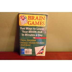  BRAIN GAMES FUN WAYS TO LOWER YOUR BRAIN AGE IN MINUTES A 