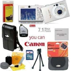 Canon PowerShot SD1000 7.1MP Digital Elph Camera SILVER+ 