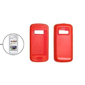   Plastic Cover Clear Red Shell Phone Case for Nokia N97 Electronics