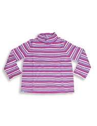 Private Label   Toddler Girls Long Sleeved Turtleneck Top, Rasberry 