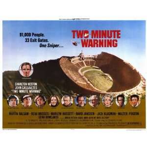  Two Minute Warning   Movie Poster   11 x 17