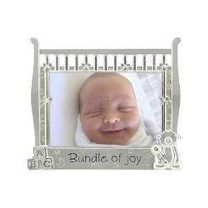  BUNDLE OF JOY crib silver frame by Malden Design   3x5 