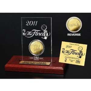 Highland Mint Dallas Mavericks 2011 Nba Finals Champions 24K Gold Coin 