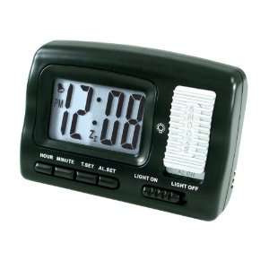   Elgin Travel Alarm Clock w/.7 LCD & Blue Backlight 