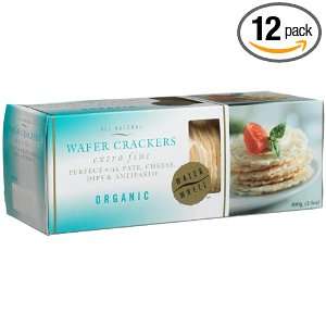 Waterwheel Extra Fine (Organic) Crispbread, 3.5 Ounce Boxes (Pack of 
