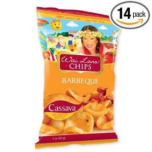 Wai Lana Chips, Barbeque, 3 Ounce (Pack Grocery & Gourmet Food
