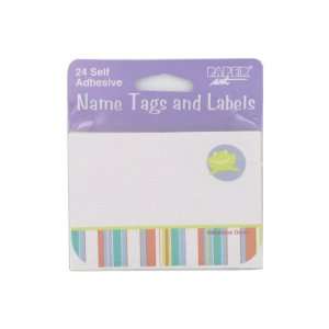 mobile animals 24 self adhesive name tags and labe   Case of 24 