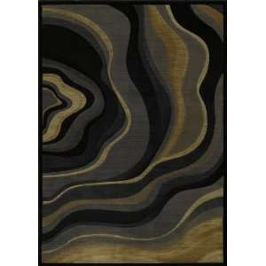  Dalyn Innovations IN4445 Black Contemporary 8 x 106 