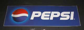 PEPSI COLA Rare Old Bumper Sticker UNUSED Not Available to Public 