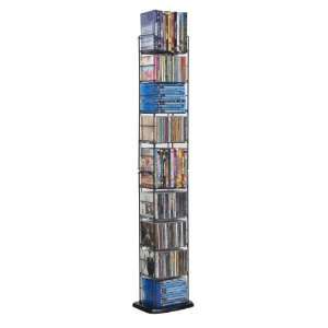 Atlantic Media Folding Tower Storage 153 CD 72 DVD Rack  