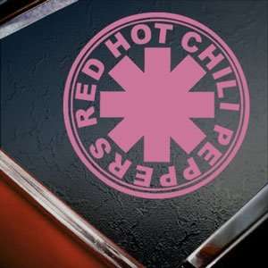  Red Hot Chili Peppers Pink Decal Band Truck Window Pink 