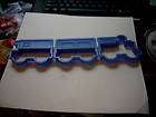 plastic cookie cutters 3 train cars engine caboose