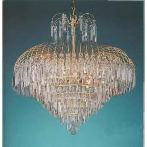  Crystorama 3415 GD CL SAQ Chandelier