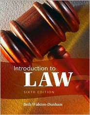Introduction to Law, (1111311897), Beth Walston Dunham, Textbooks 