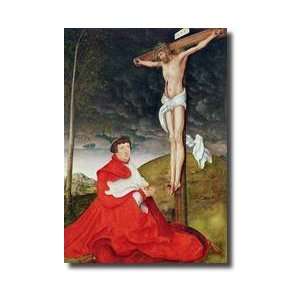  Albert Cardinal Elector Of Mainz At The Foot Of The Cross 