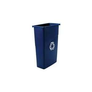  Rubbermaid Commercial Slim Jim Recycling Container   23GAL 