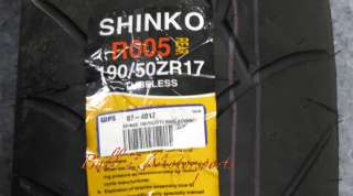 Hayabusa ZX14 GSXR 1000 ZX10 R1 CBR 1000RR Shinko Advance Rear Tire 