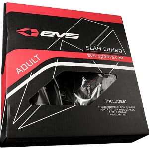 EVS SLAM YOUTH PROTECTION COMBO KIT BLACK YOUTH 75 115 LBS. / 46   5 
