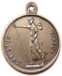 CHRISTUS VIATOR ALPACA MEDAL  