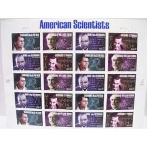 Stamps 2005 37c American Scientists Sheet of 20 MNH with Original Gum 