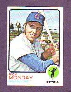 1973 Topps Baseball Rick Monday Cubs #44 NM  