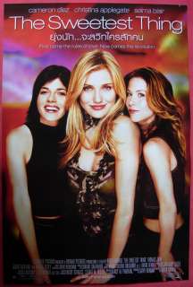 The Sweetest Thing Thai Movie Poster 2002 Cameron Diaz  