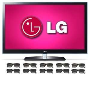    LG 55LW6500 55 1080p 240Hz 3D LED HDTV Bundle Electronics