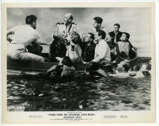 Movie Still~Tyrone Power~Abandon Ship (1957)  