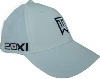 2011 NIKE 20xi Tiger Woods WHITE TW L/XL golf hat cap  