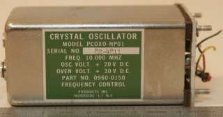 HP0960 0150/FCP PCOXO HP01 Crystal Oscillator 10 MHz  