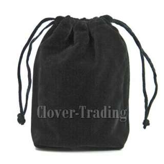 50 Black Thick Heavy Velvet Wedding Gift Bags 3.9X4.75  
