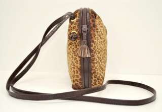 Bottega Veneta Vintage Cheetah Handbag Tote Purse Bag  