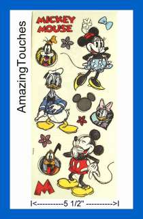 Sandylion Scrapbook Mickey Mouse Clear Sticker 5X12  
