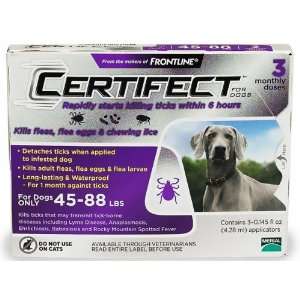  Certifect for Dogs 45 88 lbs 3 month