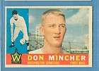 1960 Topps Set Break 548 Don Mincher NR MINT  