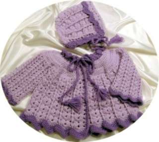025 BONNIE BLUE VELVET Baby Sweater Crochet Pattern by REBECCA LEIGH 